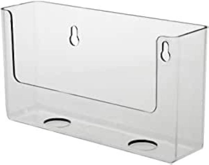 SOURCE ONE Premium Clear Counter Top Postcard Holder Display Fixture 6 Inch